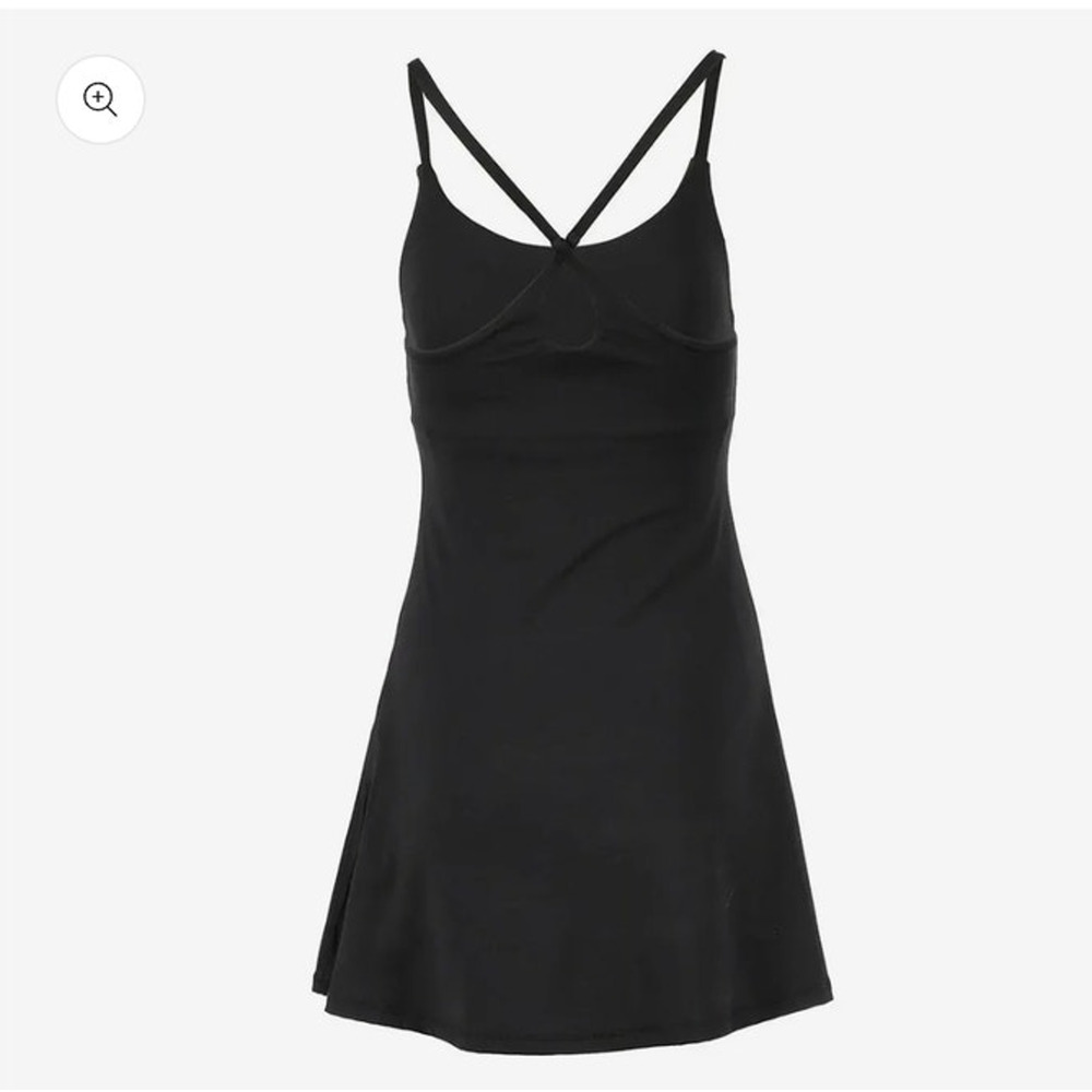 NWT Nicole Miller black 2 in 1 active dress with shorts and media pocket - XL